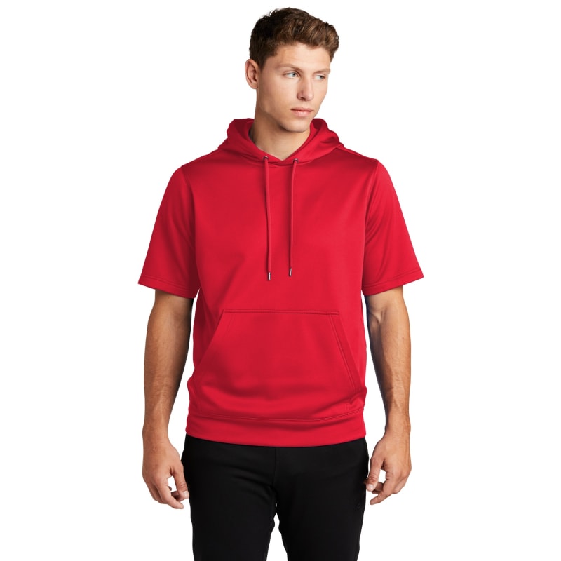 Sport-Tek Sport-Wick Fleece Short Sleeve Hooded Pullover., custom hoodie or sweatshirt with logo imprint 23