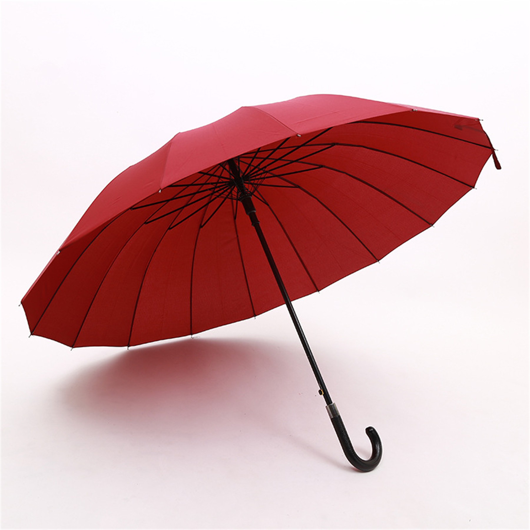 16 Ribs Automatic Open Large Umbrella 5