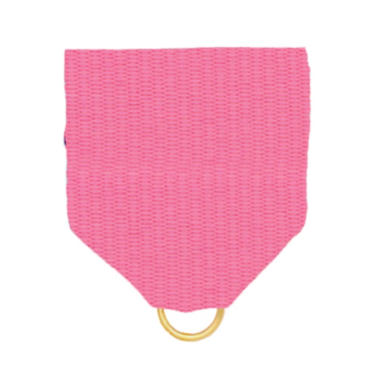 Solid Pink Pin Drape Ribbon with Jump Ring 2