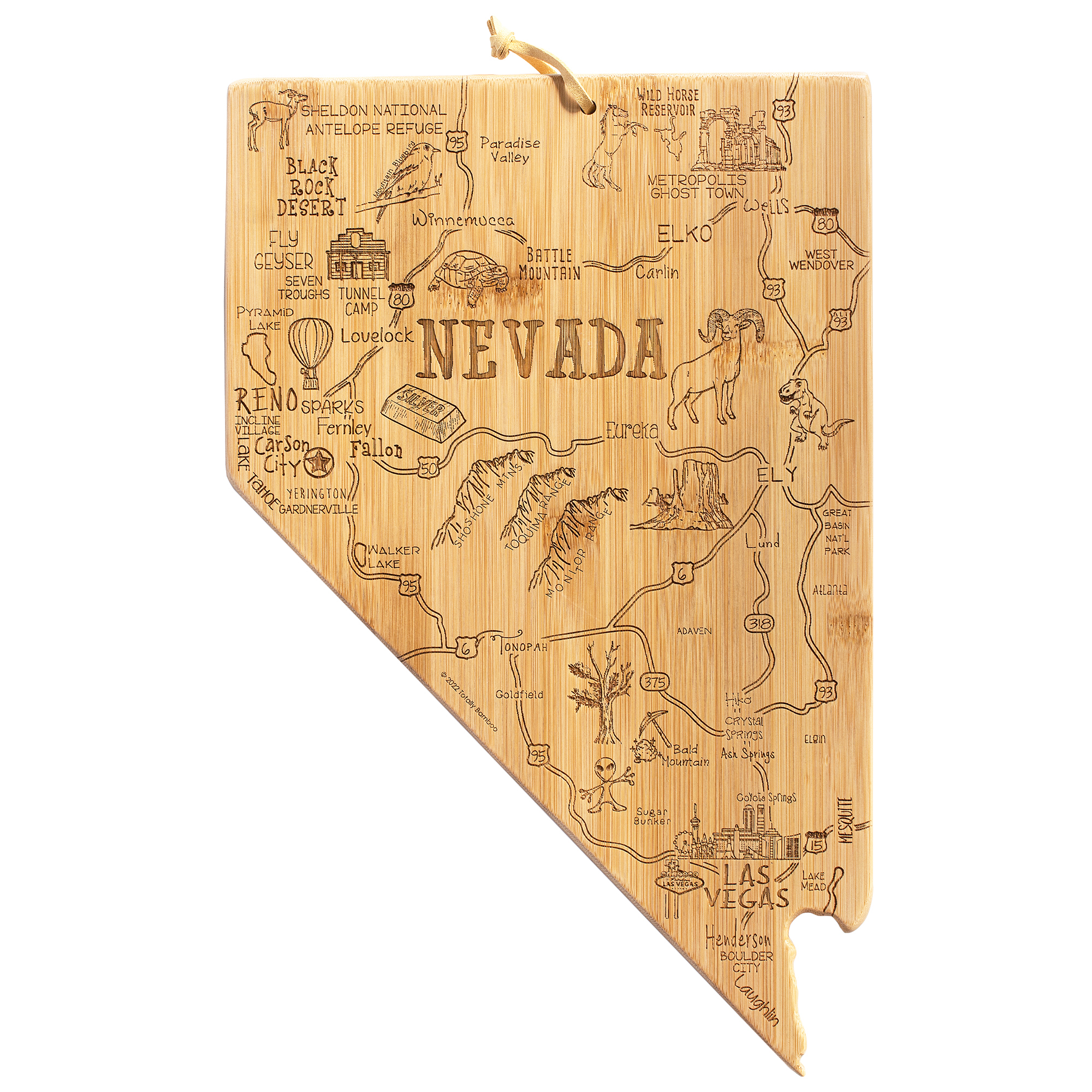 Destination Nevada Cutting & Serving Board