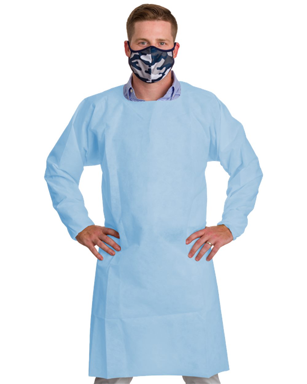 Men's Level 1 Disposable Isolation Gowns - G0036S