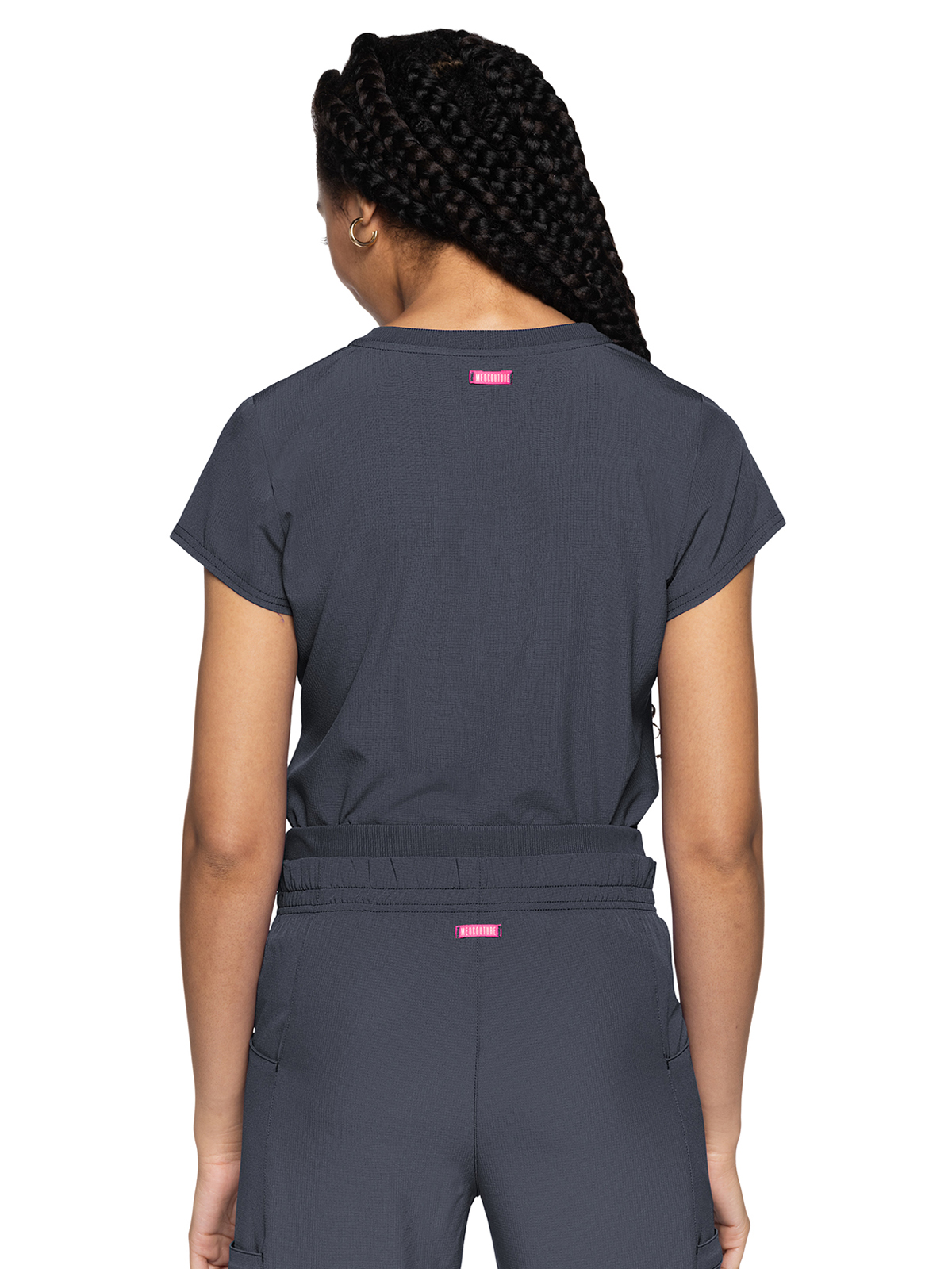 Med Couture - MC AMP - Women's 1-Pocket V-Neck Top 34