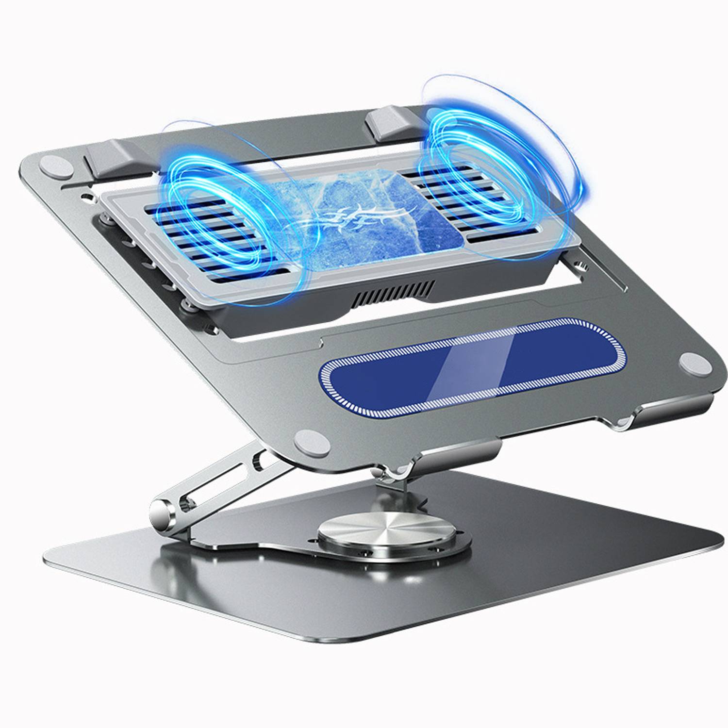Semiconductor Laptop Cooler Stand – Adjustable Rotating Base 3