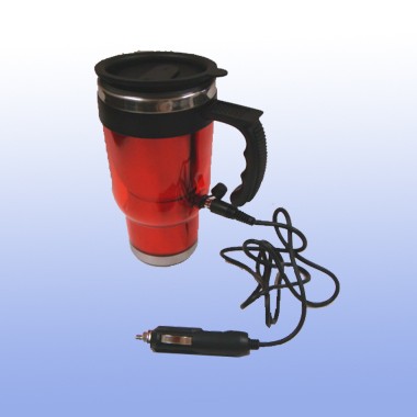 16 OZ TRAVEL MUG WITH 12v CAR ADAPTOR 1