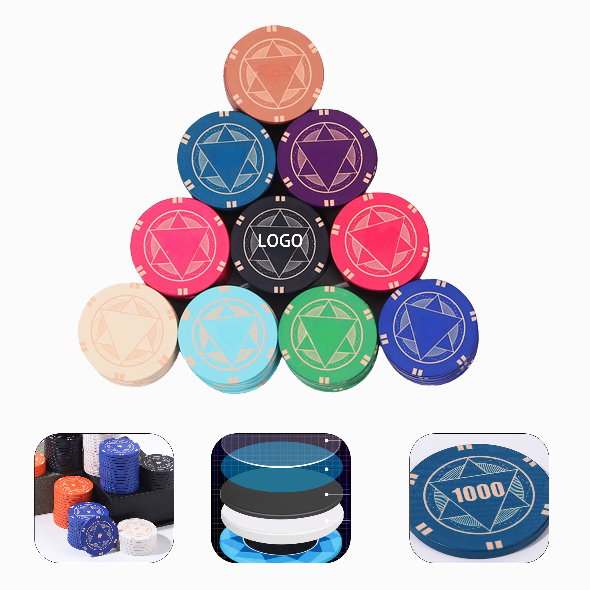 Customized Ceramic Poker Chips 2