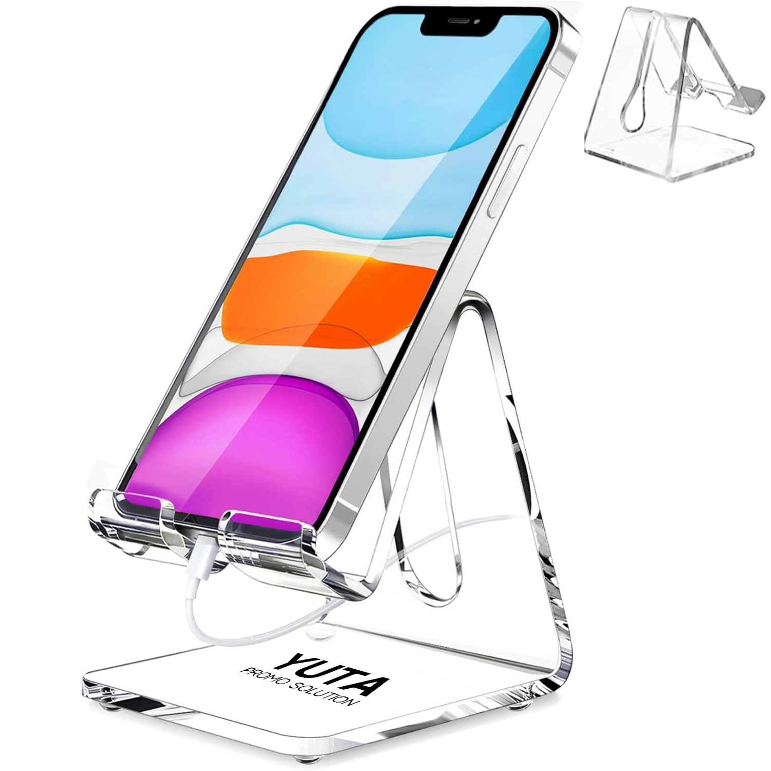 Acrylic Clear Phone Holder Stand 2