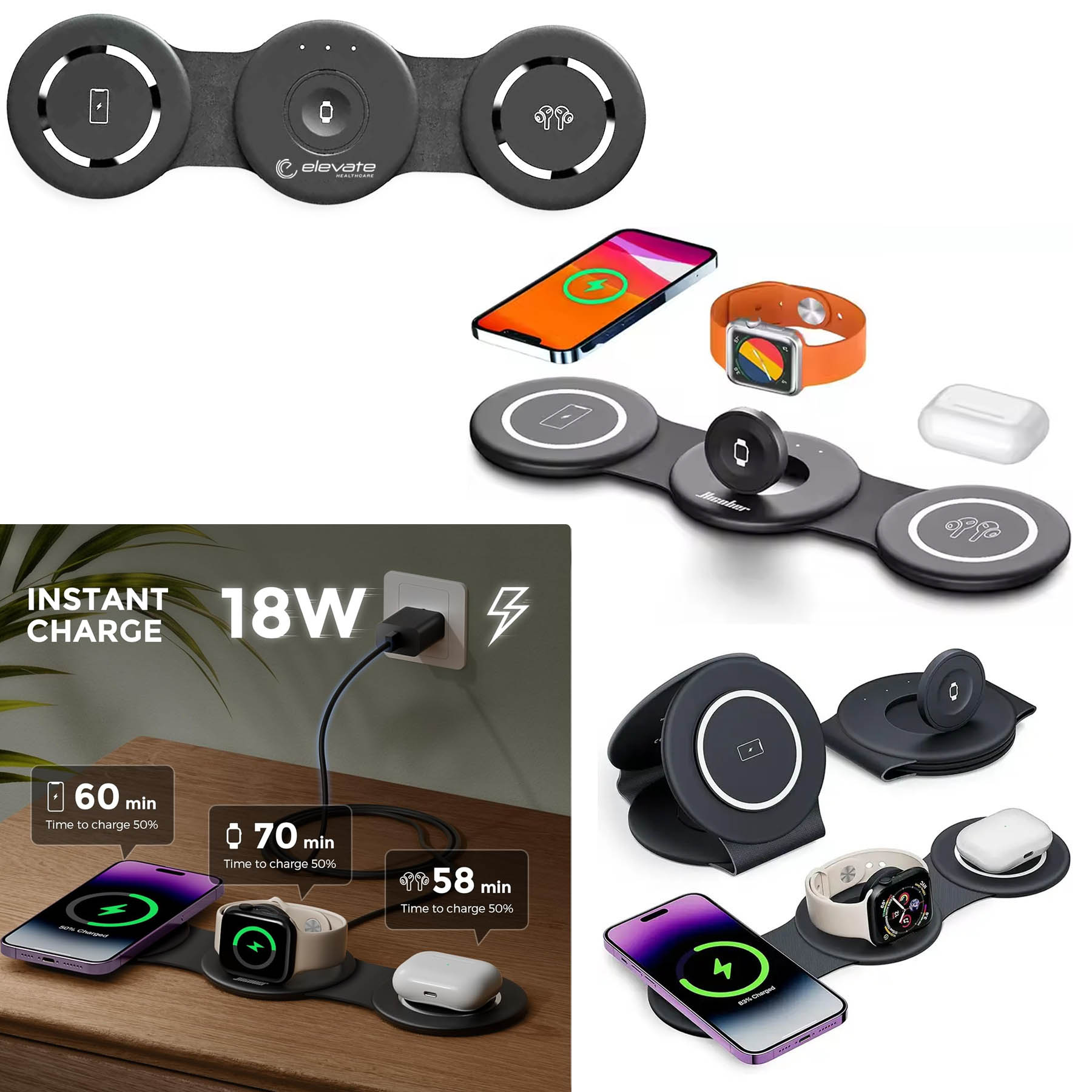 iBank ® 3-in-1 MagSafe Compatible Charging Station 1