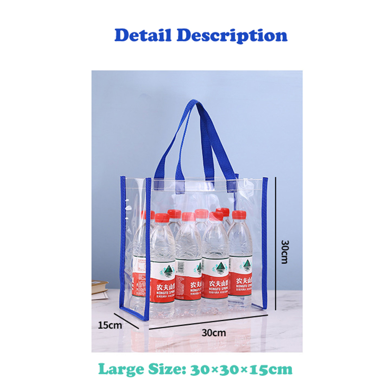 Reusable PVC Clear Tote Bag 9