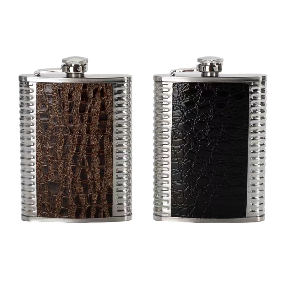 6 / 7 / 8 oz Stainless Steel Liquor Flask For Men 7