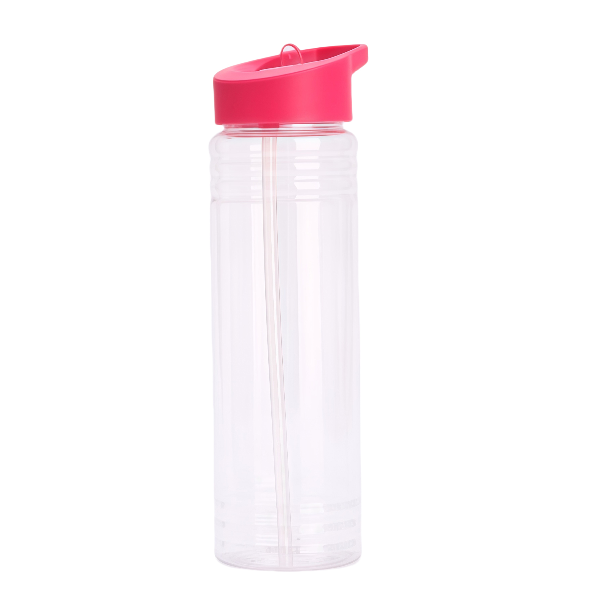 700ml Plastic PS Straw Cup with Handle Lid 10
