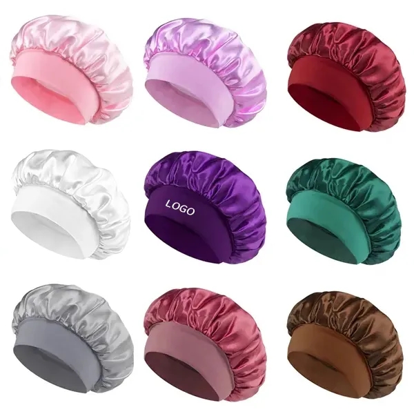 Colorful Satin Hair Bonnets with Full Coverage 7