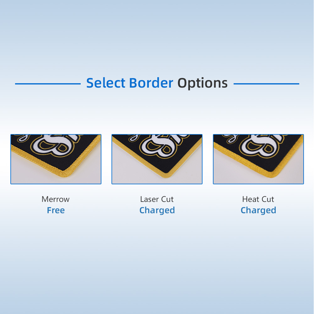 6.5" Custom Dye Sublimated Printed Logo Patches 6