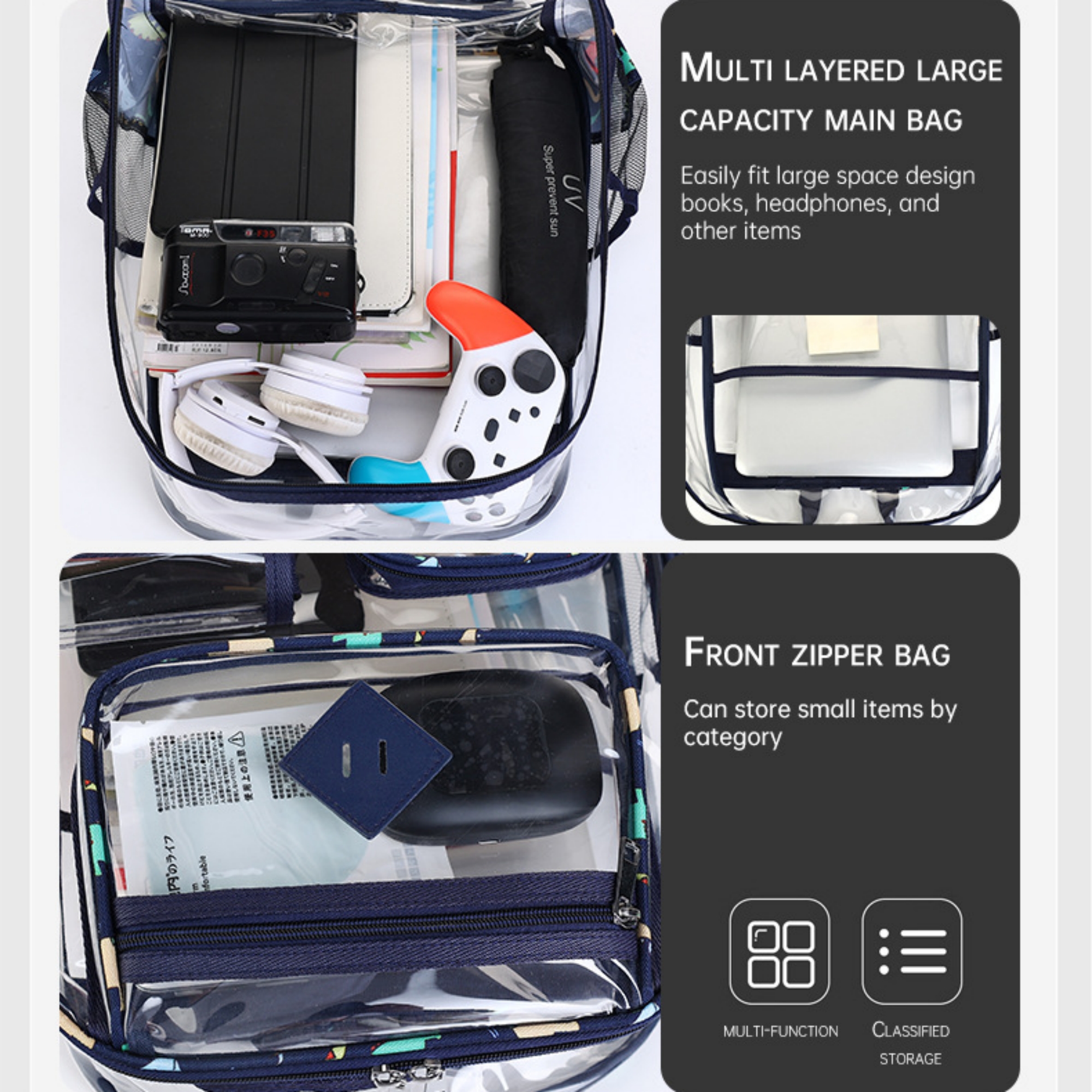 PVC Clear Backpack 4