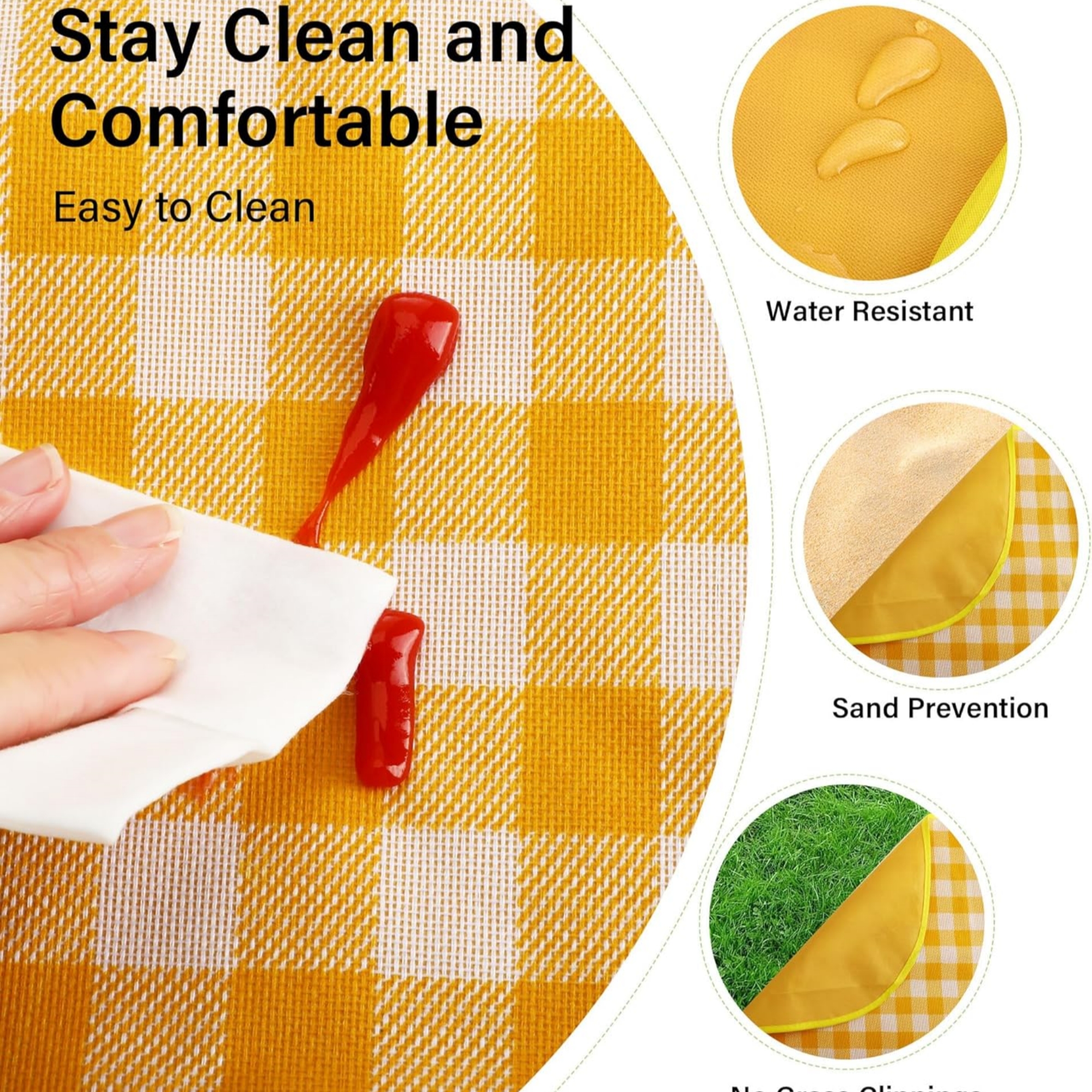 Plaids Picnic Blankets 60"x80" 5