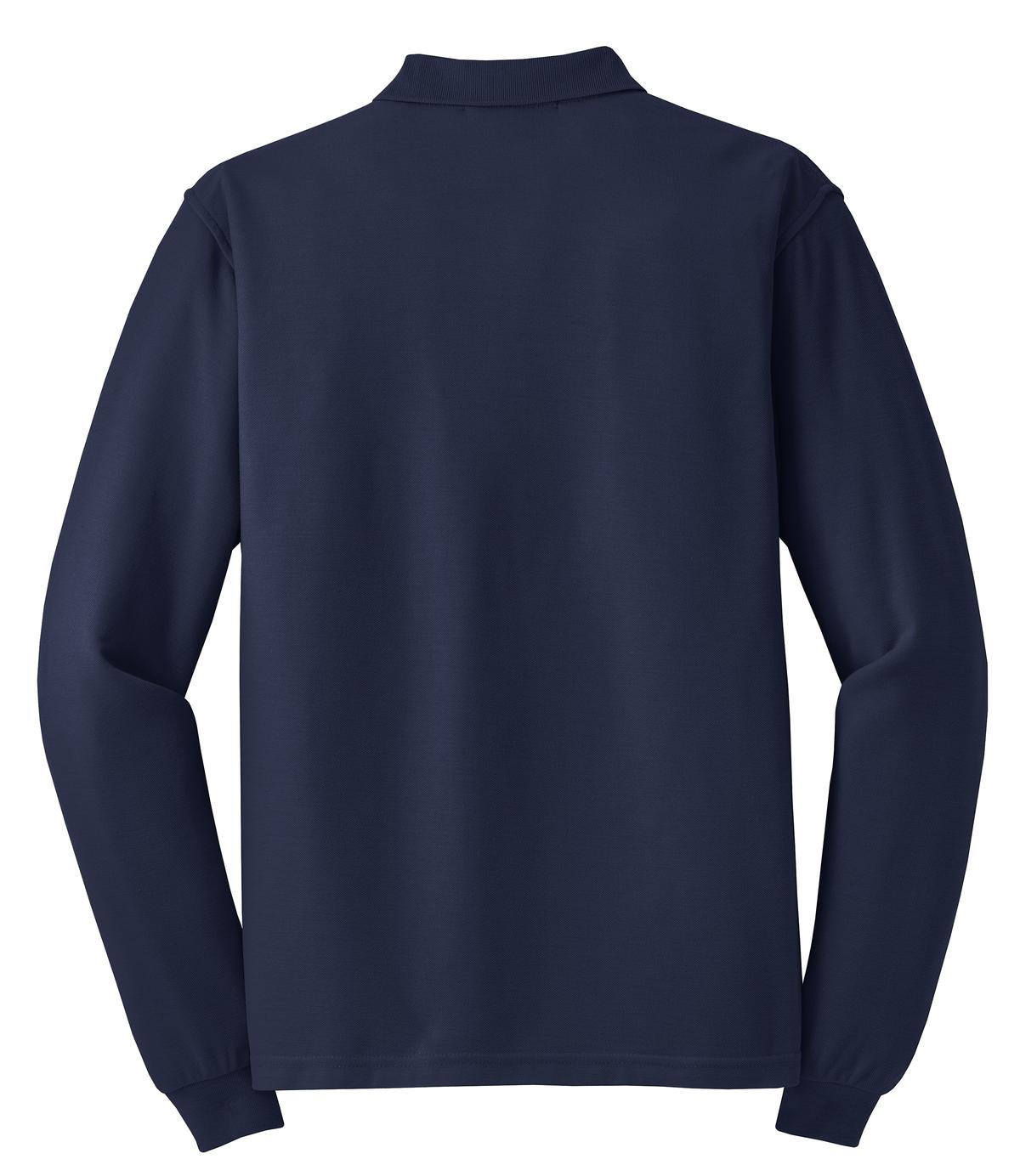 Port Authority Silk Touch Long Sleeve Polo. K500LS 99