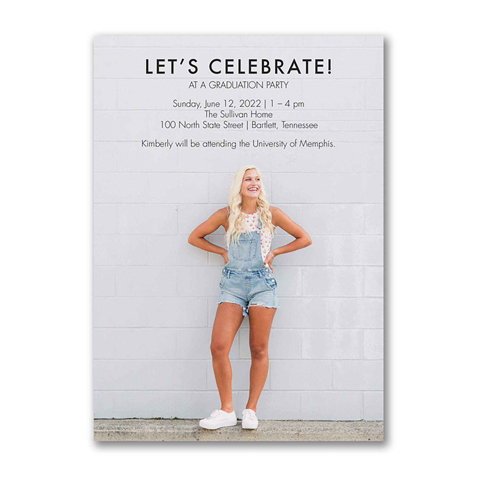 Photo Assortment Graduation Invitation 2