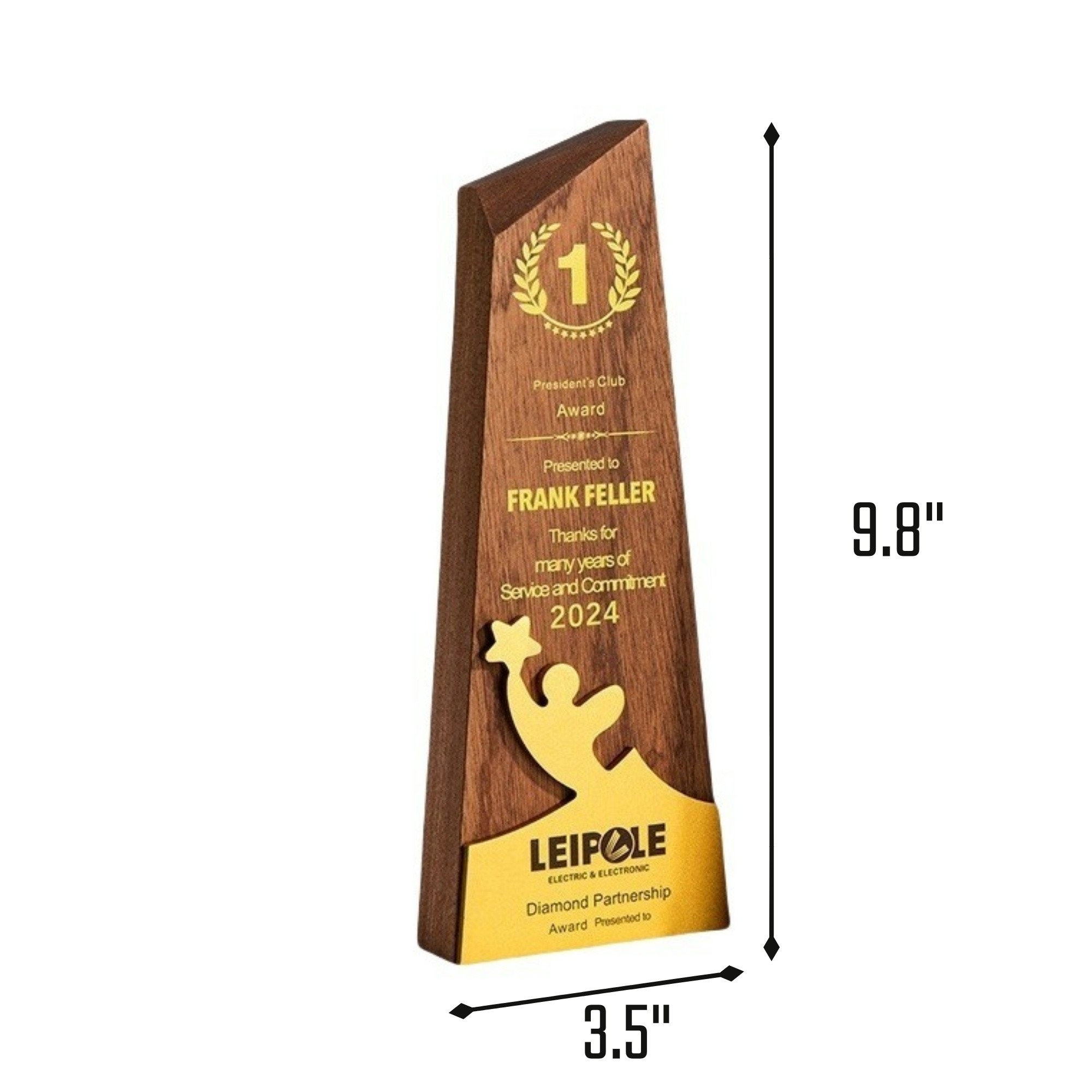Starlight Wooden Award Trophy 4