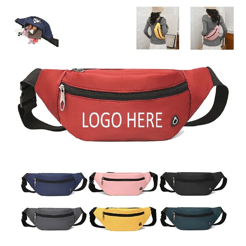 7.08''x4.7''x2.75'' Half Moon Belt Bag / Fanny Pack 2