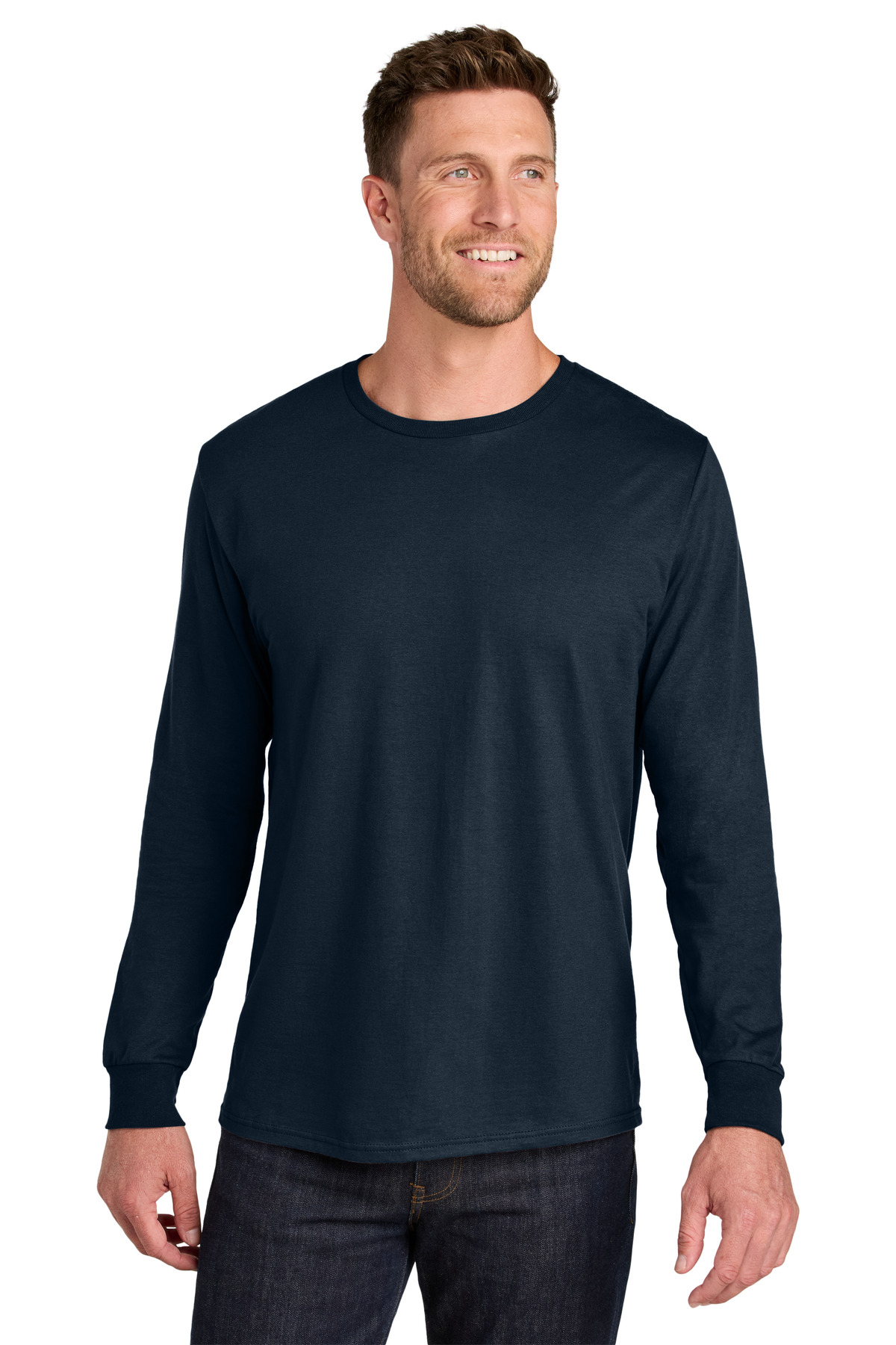 Jerzees Ultimate Unisex Ring Spun Long Sleeve T-Shirt IC46L 45