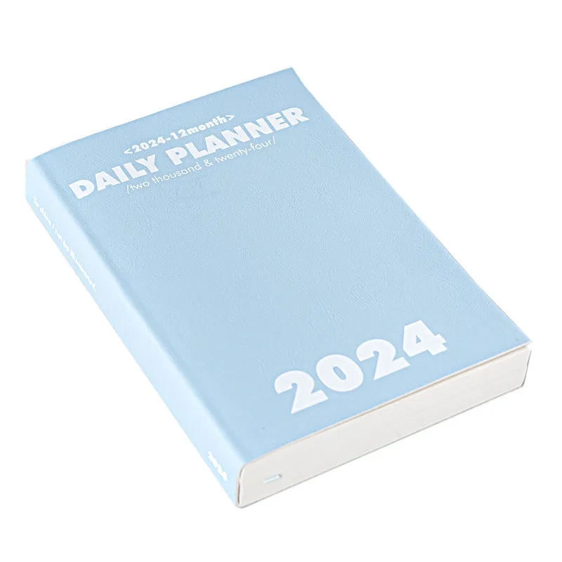 2024-2025 Custom Leather Weekly Monthly Planner Notebook 1