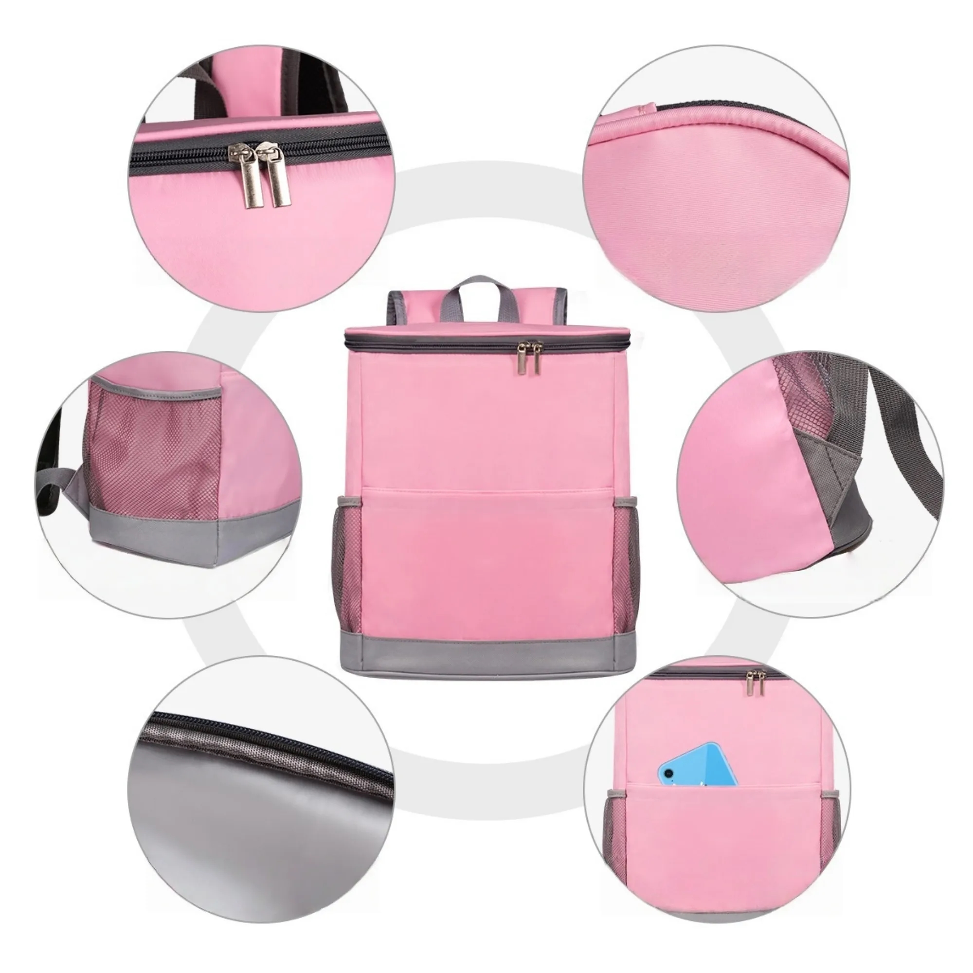 Insulated Backpack Cooler Bag For Outdoor Picnic 2