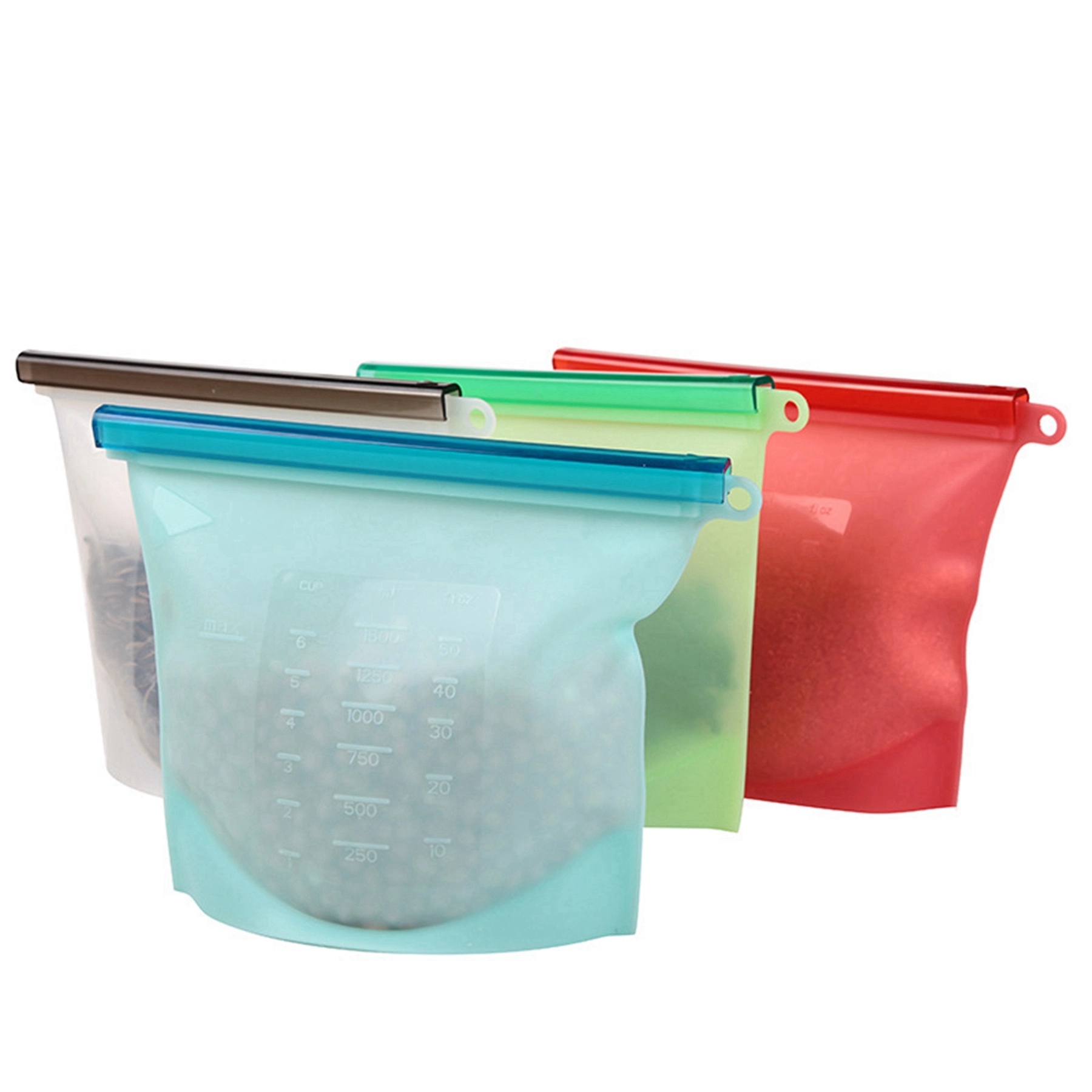 Waterproof Reusable Silicone Food Storage Bag 14