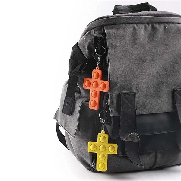 Cross Fidget Toy Keychain 3