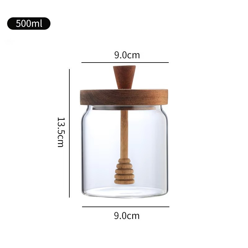 Sealed storage jar with honey sticks 4