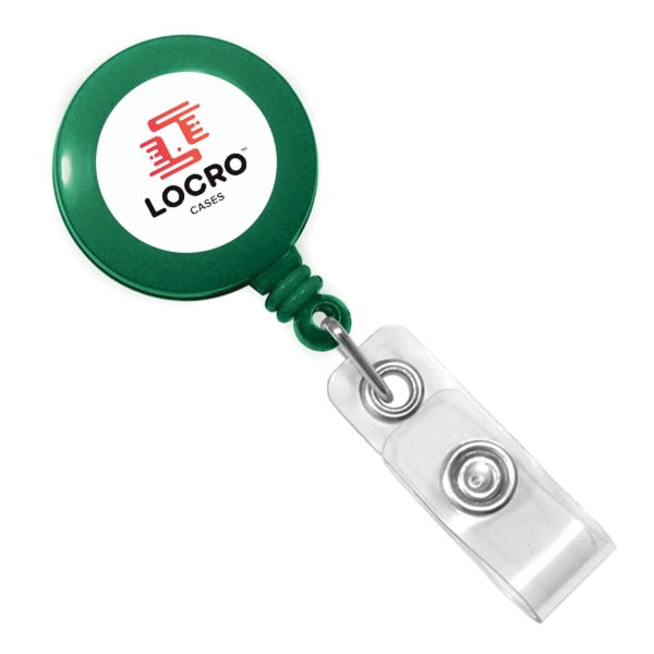 Custom Round Plastic Badge Reel 1