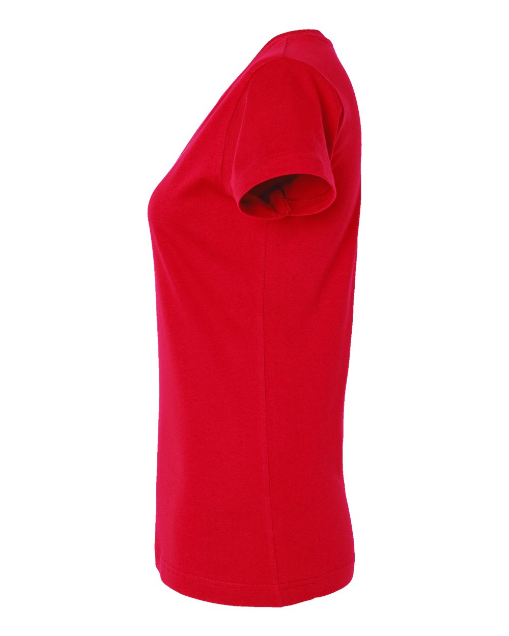 Women's Fine Jersey V-Neck Tee - 3507 86