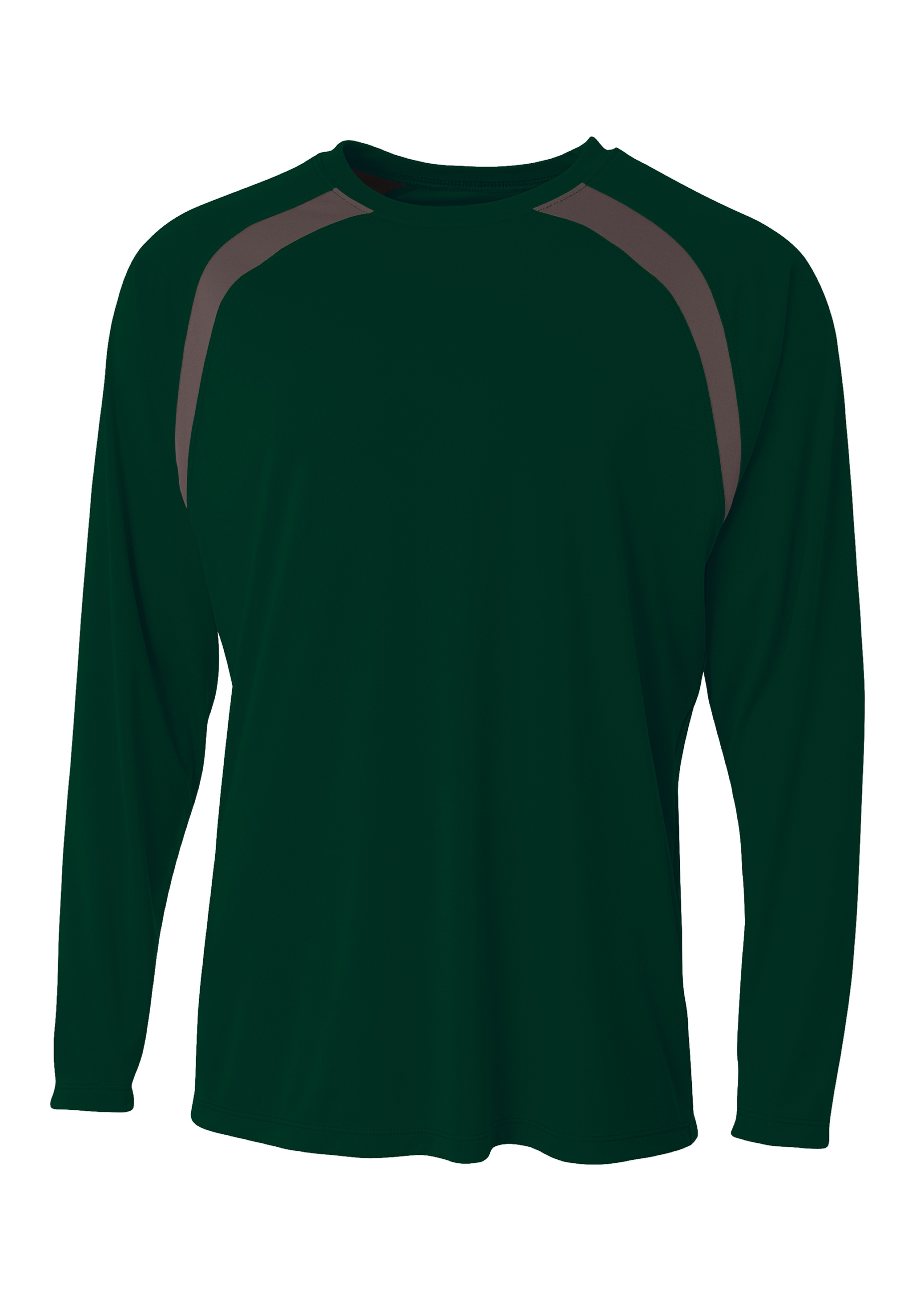 A4 Spartan Long Sleeve Color Block Crew 3
