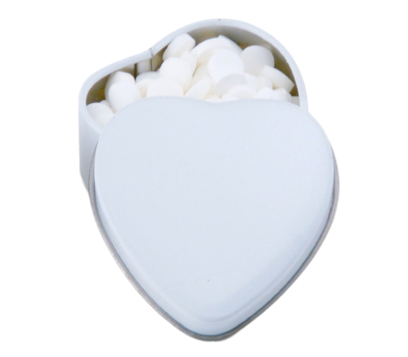 Small Heart Shaped Mint Tin, 0.46 oz 2