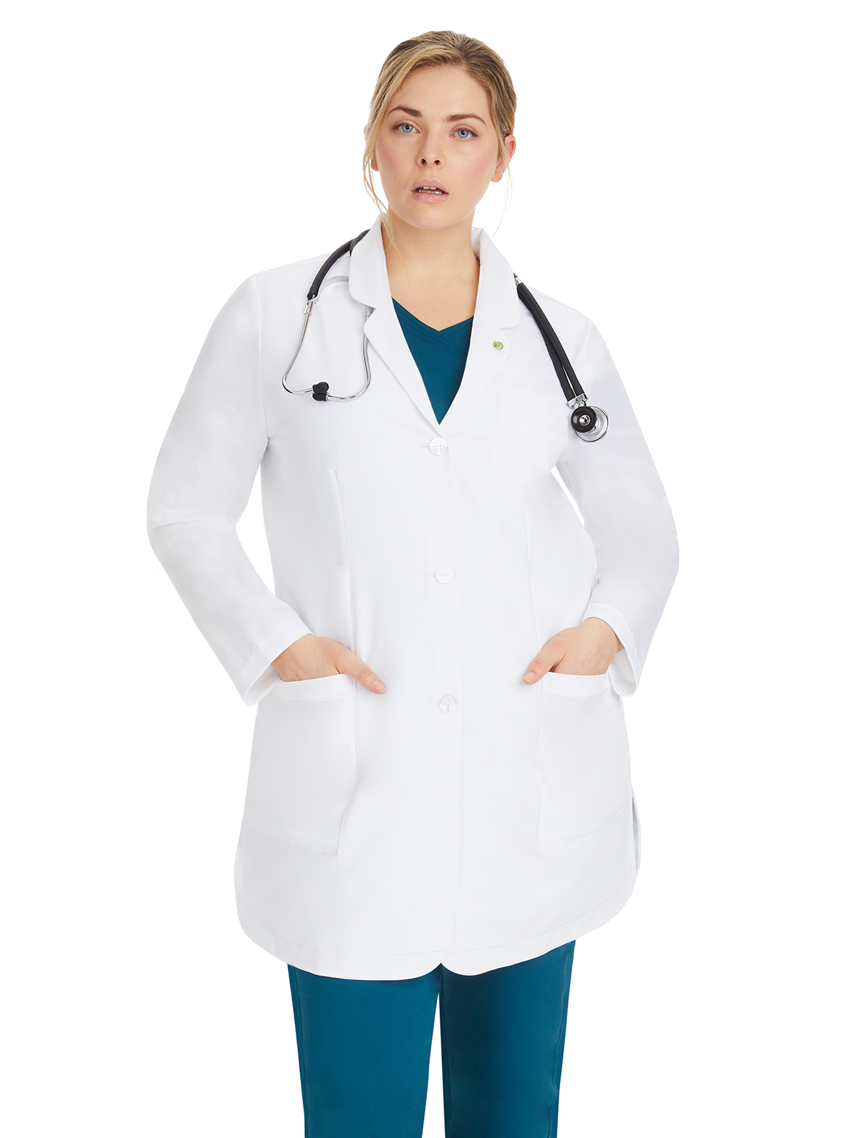 Healing Hands - The White Coat - Women's Four-Pocket 35" Fiona Lab Coat