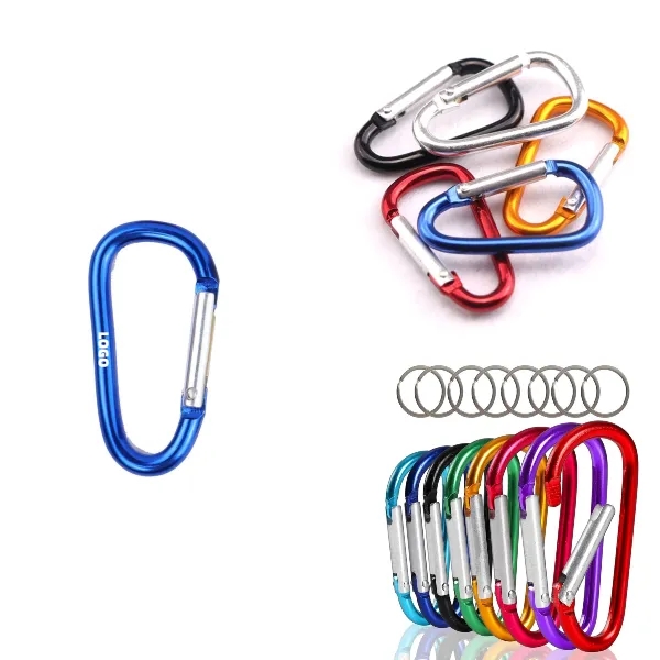 2.28" Small Carabiner Clip Keychain 2