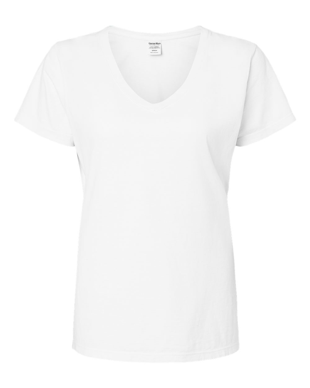 Women's Garment-Dyed V-Neck T-Shirt - GDH125 8