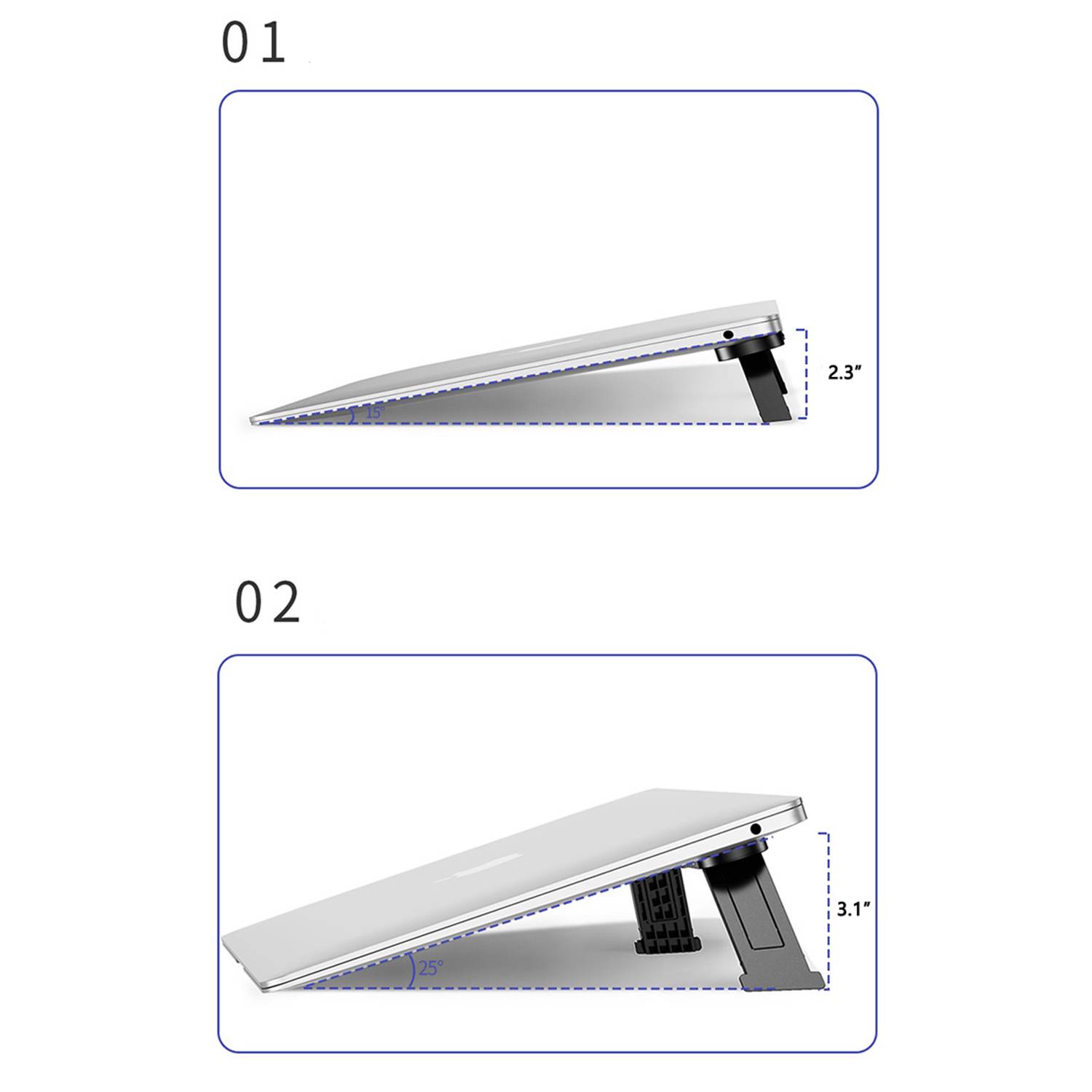 Angle Adjustable Invisible Laptop Holder 4