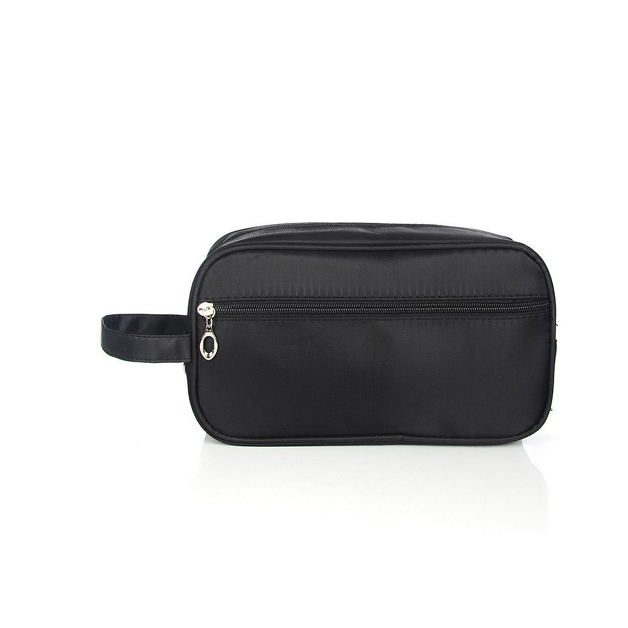 Waterproof Nylon Zipper Cosmetic Bag With Handle 10.3 L 4