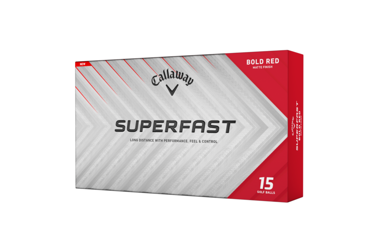 Callaway Superfast Golf Balls 15-Ball Pack - Bold Red 1
