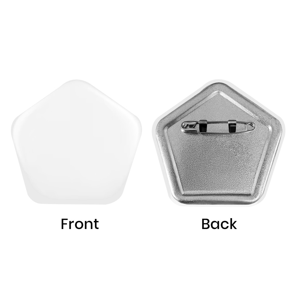 Pentagonal Custom Buttons 7