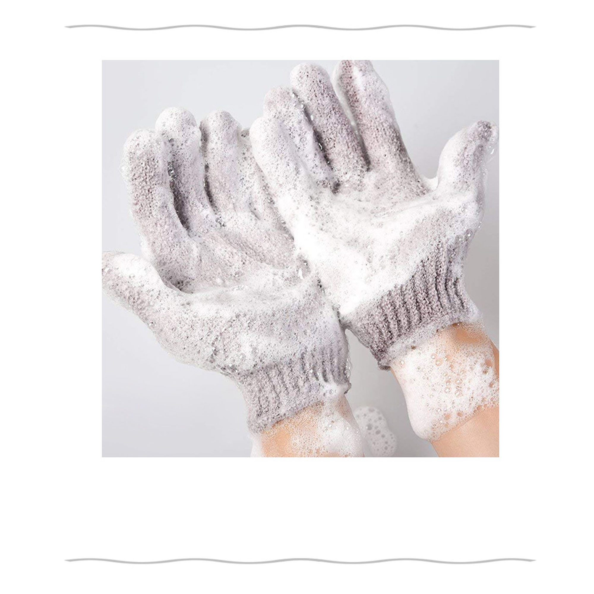 Soft Scrub Towel Gloves for Gentle Exfoliation and Skin Care 4