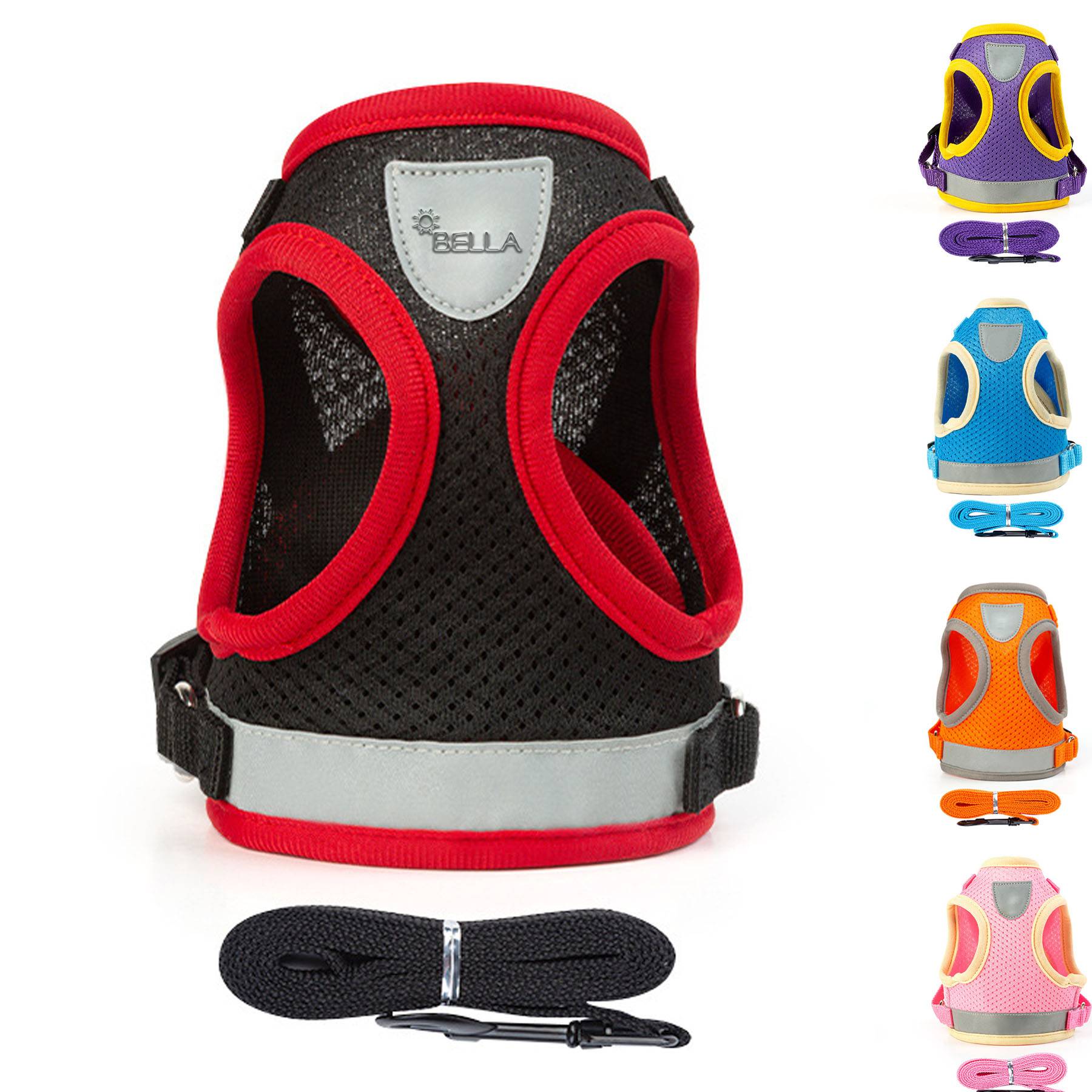 Reflective Pet Vest Type Traction Rope 3