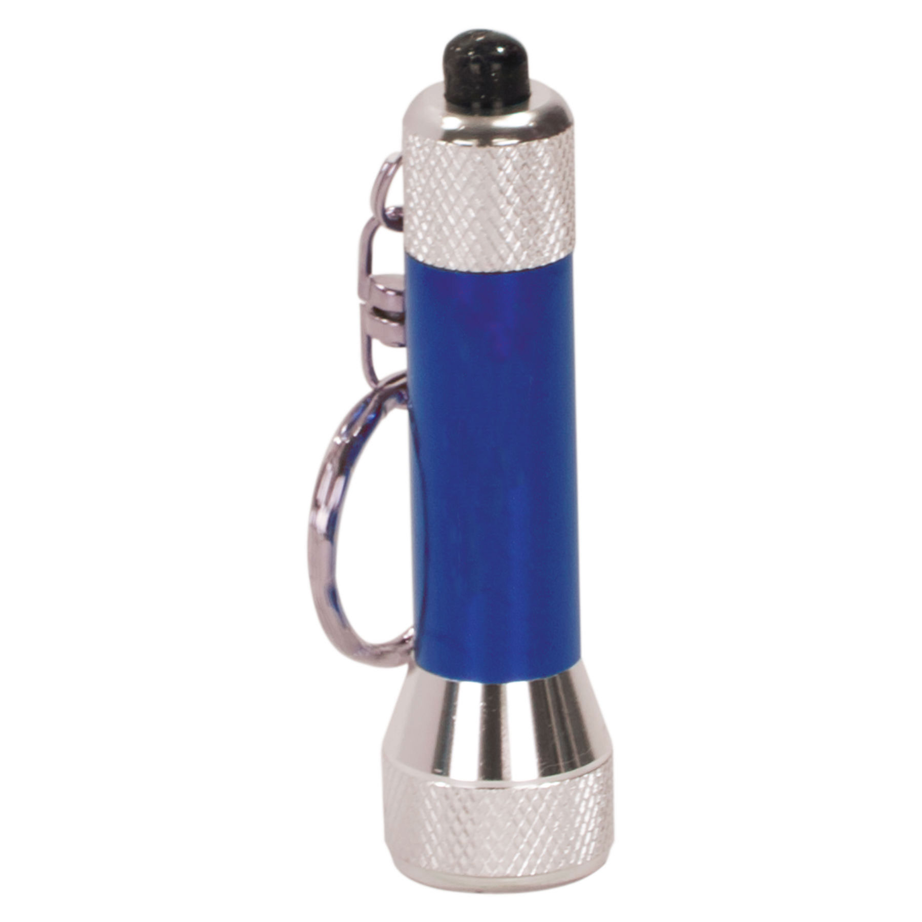 2 3/4" Blue 5-LED Flashlight with Keychain 4