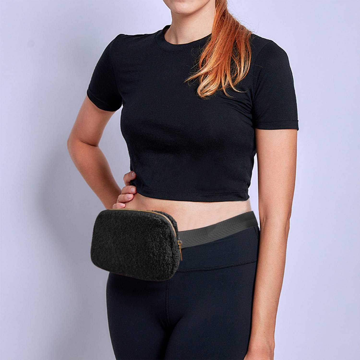 Fleece Cross body Everywhere Bag 4