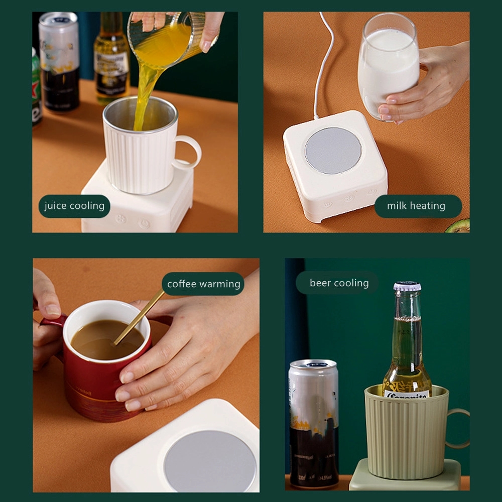 2-In-1 Coffee Warmer Cup Cooler(With Lid) 5