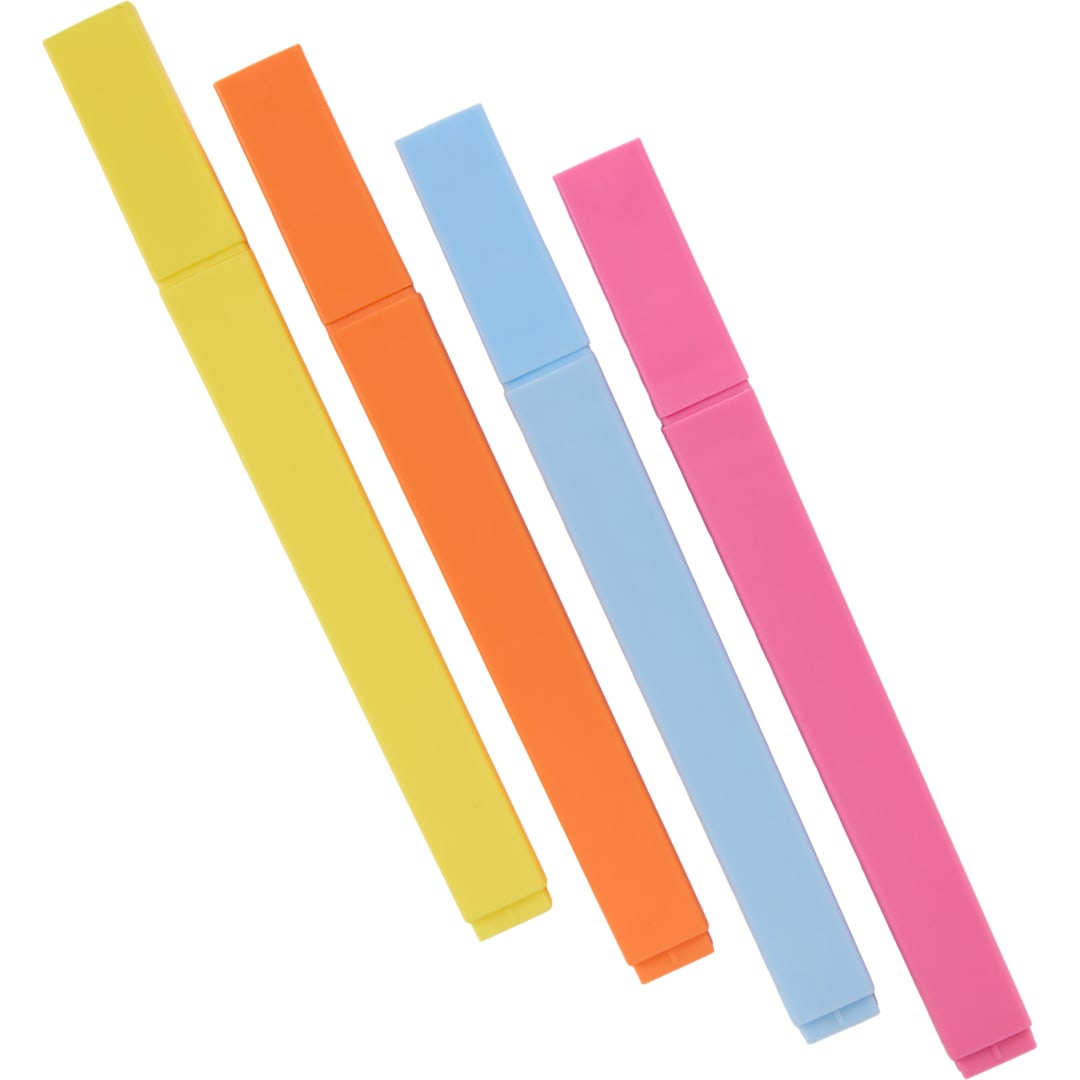 4-Piece Square Recycled Highlighter Set 61