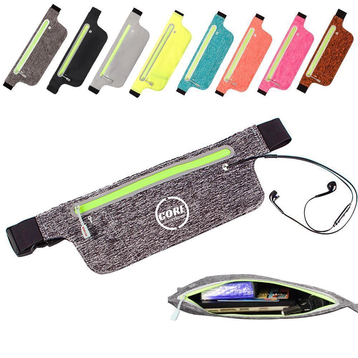 Waterproof Ultra-thin Waist Belt Bag 2
