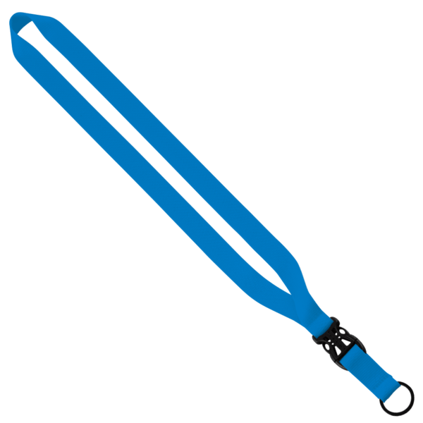 3/4" Polyester Lanyard with Slide Buckle Release & Split-Ring 23