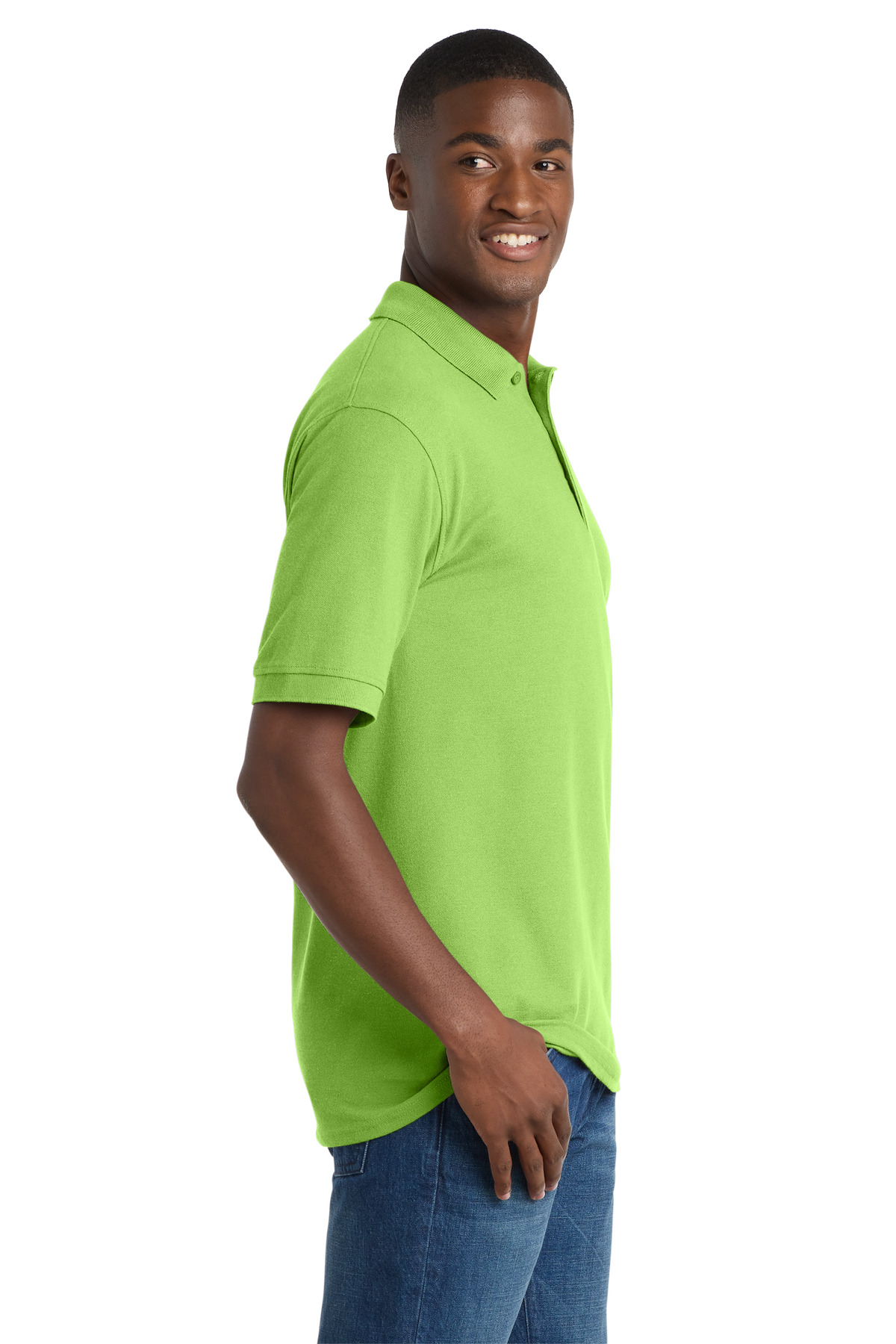 Port & Co Core Blend Pique Polo. KP155 2