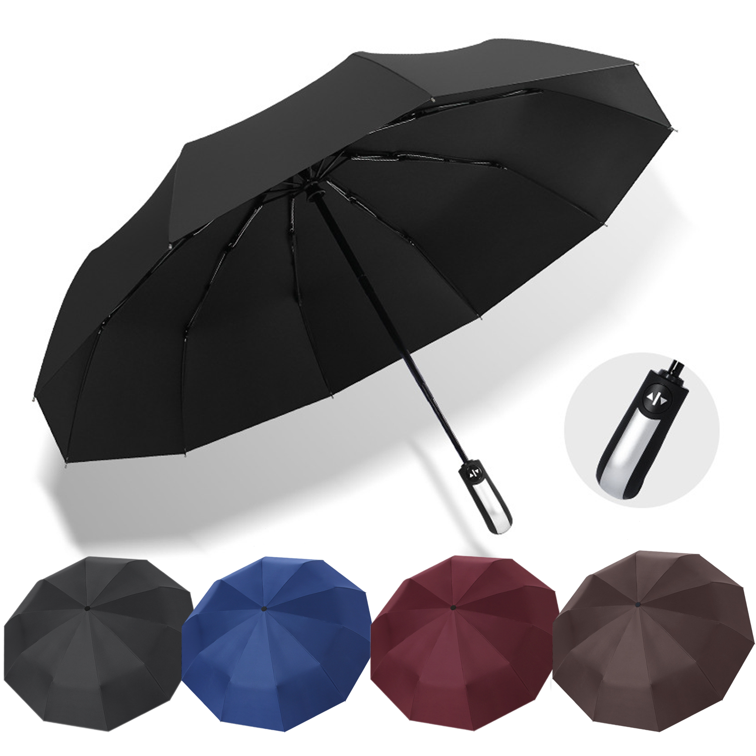 Auto-Open Folding Umbrella 1