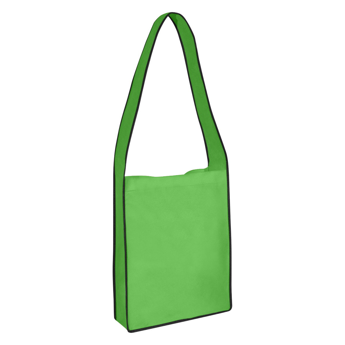 Non-Woven Messenger Tote Bag With Hook And Loop Closure 2